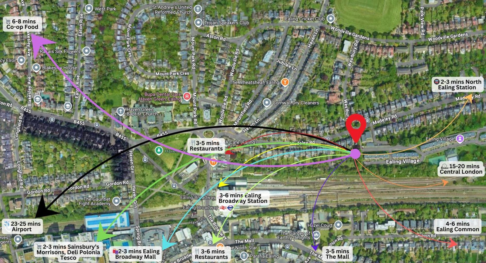 Ealing Broadway Great Stay 7-Minute Walk From The Underground 外观 照片